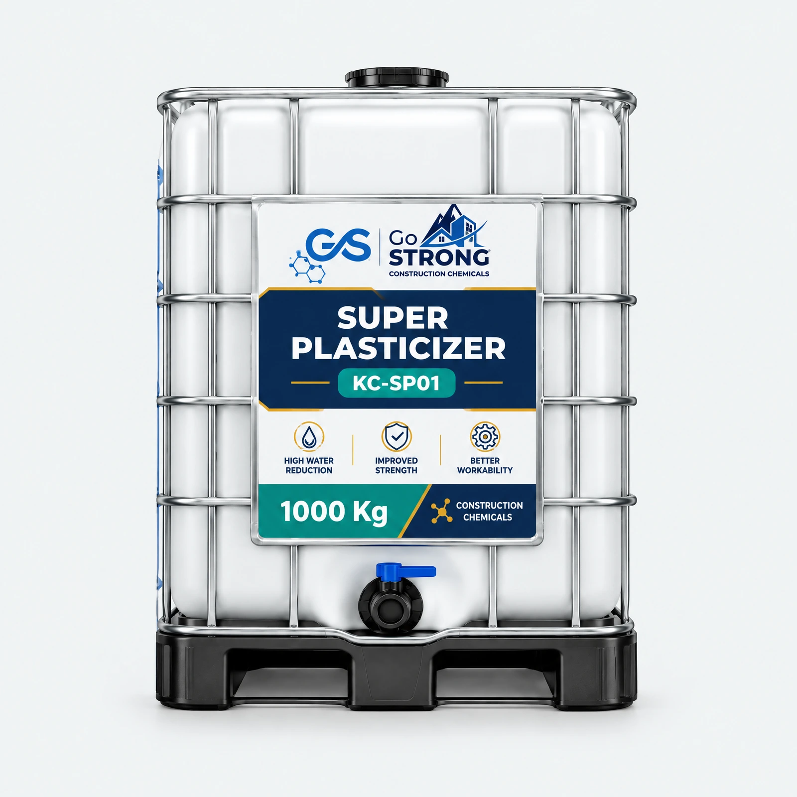 Go Strong Super Plasticizer - KC-SP01 (1000 Kg Container)