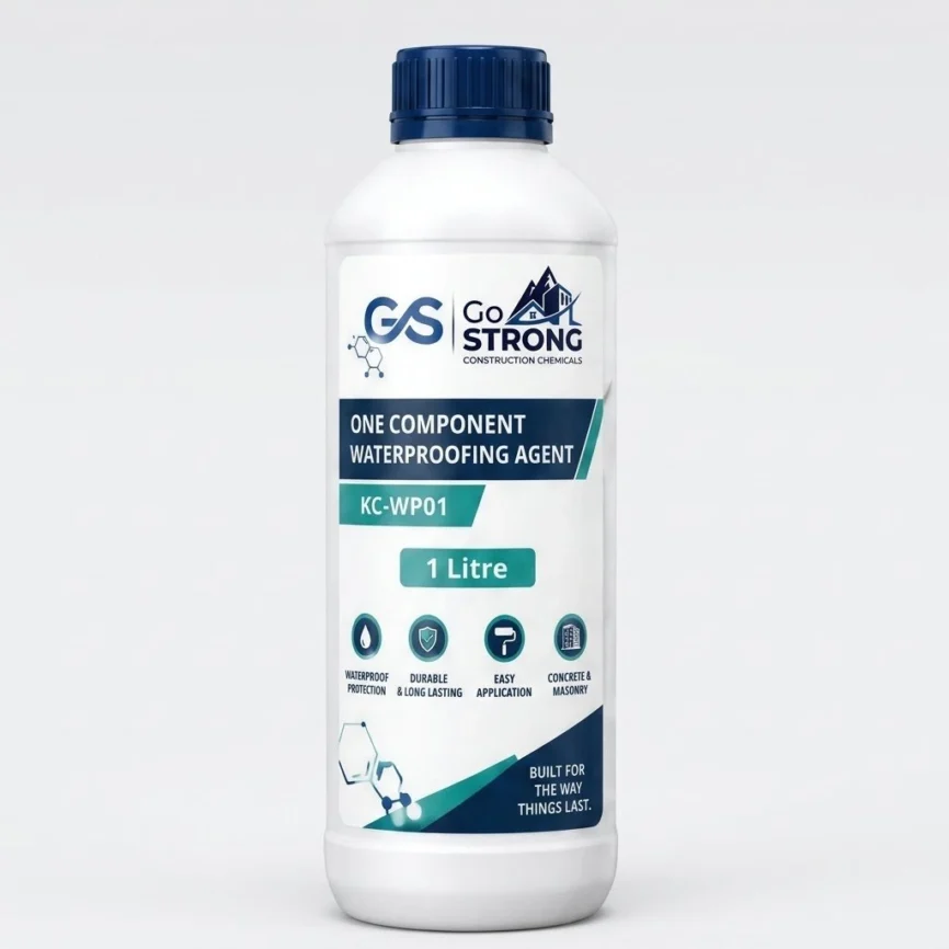 Go Strong One Component Waterproofing Agent - KC-WP01 (1 Litre Bottle)